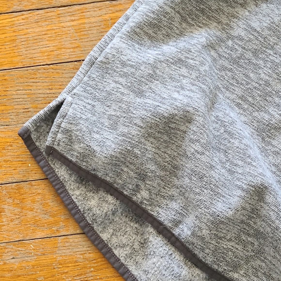 TEK Gear Essential Fleece Relaxed Turtleneck Heathered Gray Stripe XXL - Picture 10 of 15